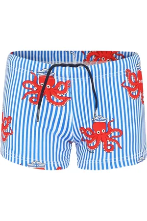 MC2 SAINT BARTH Crab-print swim shorts