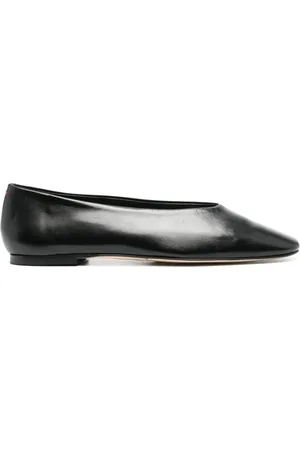Aeyde Kirsten leather ballerina shoes