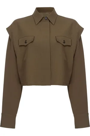 Pinko Fioriera cropped shirt