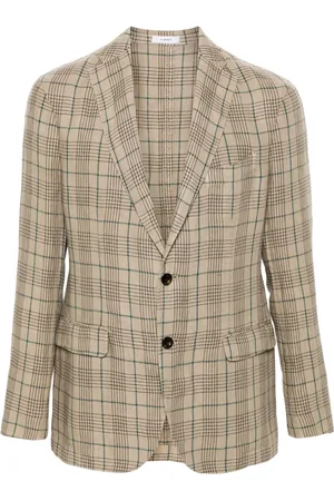 Boglioli Single-breasted linen blazer