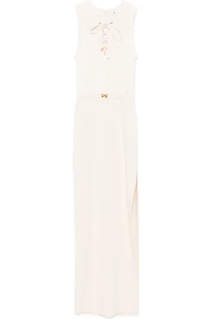 Elisabetta Franchi Lace-up detail dress