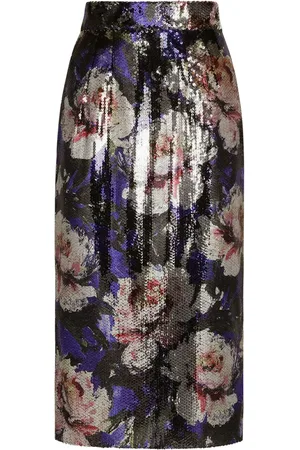 Dolce & Gabbana Sequin-embellished pencil midi skirt