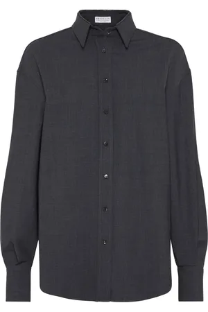 Brunello Cucinelli Monili-detail long-sleeve shirt