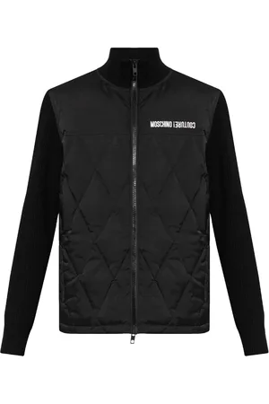 Moschino Logo-embroidered jacket