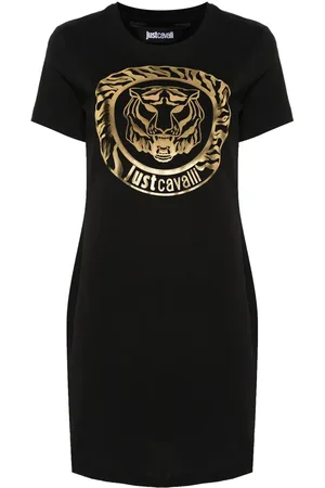 Roberto Cavalli Tiger head-print T-shirt dress