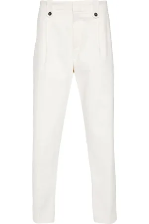 ELEVENTY Pressed-crease straigh-leg trousers