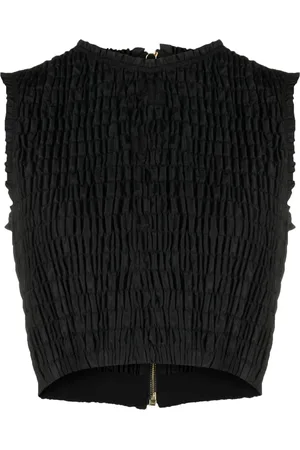 Patou Smock-detail crop top