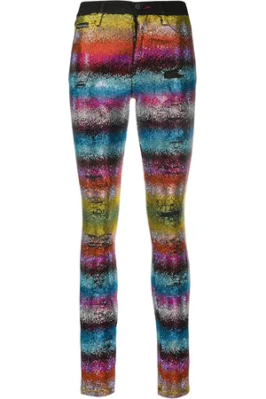 Philipp Plein Rainbow Crystal jeans