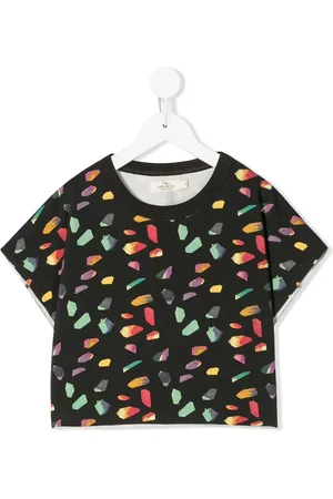Le pandorine Geometric print boxy-fit T-shirt