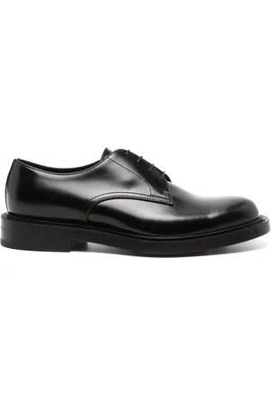 Gucci Logo-lettering derby shoes