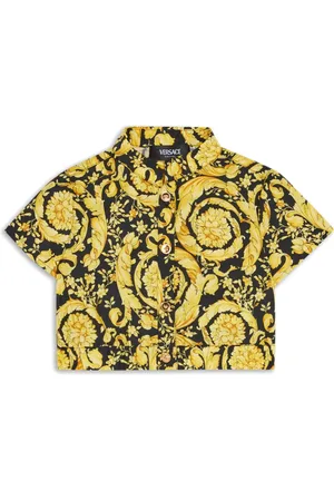 VERSACE Barocco-print short-sleeve shirt