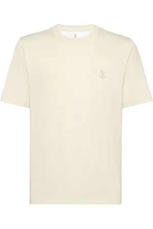 Brunello Cucinelli Logo-print jersey T-shirt