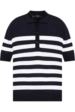 Balmain Striped polo shirt