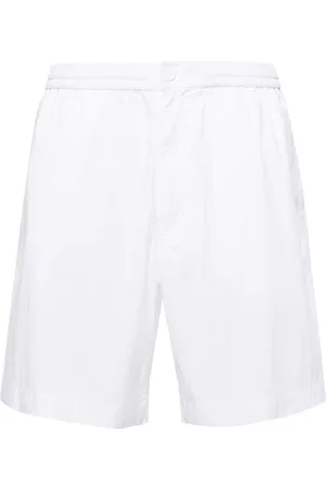 Aspesi Elasticated-waist poplin shorts