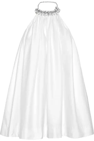 Philipp Plein Crystal-embellishment cotton mini dress