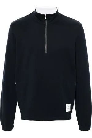Thom Browne Funnel-neck cotton sweatshirt