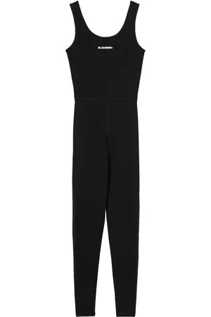 Jil Sander Logo-print sleeveless jumpsuit