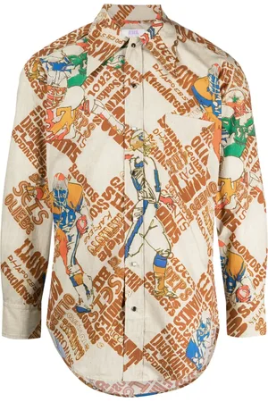 ERL Graphic-print cotton shirt