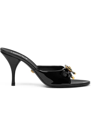VERSACE 85mm Opera Bow mules