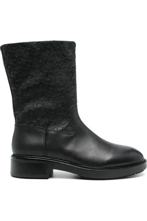 Calvin Klein Logo-embossed boots