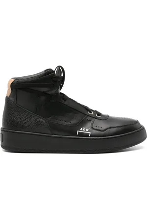 A-cold-wall* Logo-print leather high-top sneakers