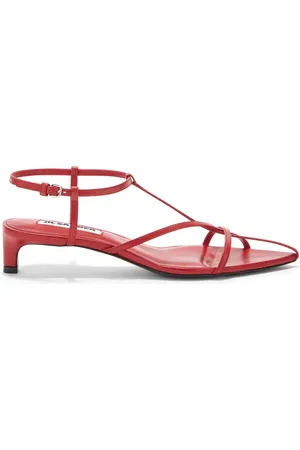 Jil Sander Pointed open-toe leather sandals