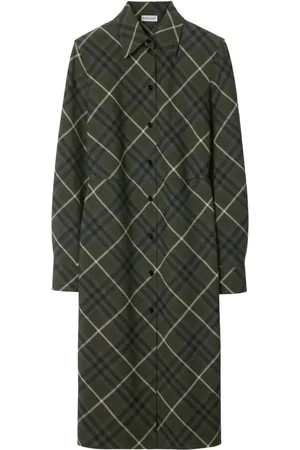 Burberry Check-print shirt dress