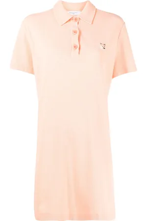 Maison Kitsuné Logo-embroidered polo dress