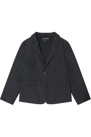Emporio Armani Embossed logo blazer