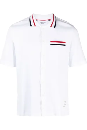 Thom Browne RWB-stripe cotton shirt