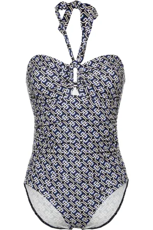 ZIMMERMANN Wide-link halterneck swimsuit