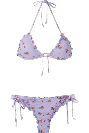 AMIR SLAMA Printed bikini set