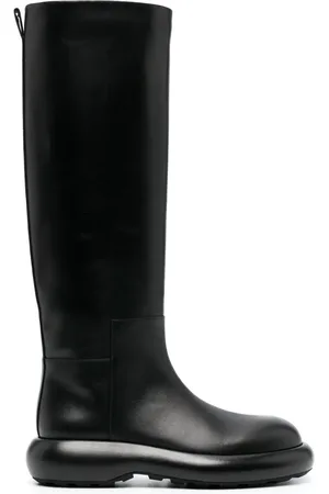 Jil Sander Knee-high flat leather boots