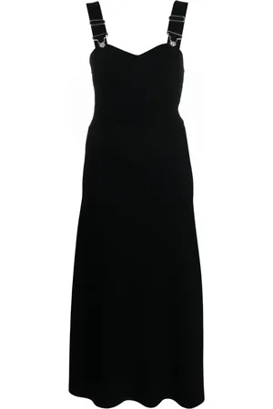Moschino Flared knitted midi dress