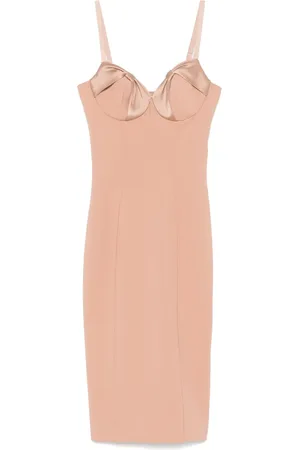 Elisabetta Franchi Bow-embellishment midi dress