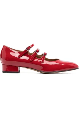 Carel Buckled patent leather pumps