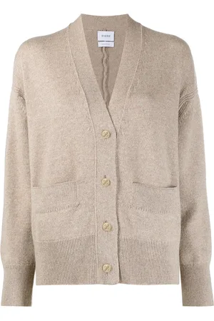 Barrie Rib-detail cashmere cardigan