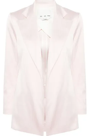 Sa Su Phi Silk notch-lapel blazer