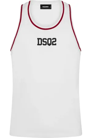 Dsquared2 Logo-print cotton tank top