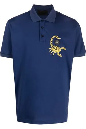 Philipp Plein Scorpion-print polo shirt