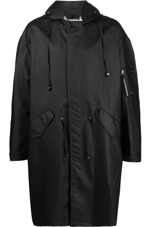 Helmut Lang Logo-print drawstring parka