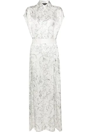 Fabiana Filippi Graphic-print silk shirtdress