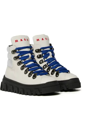 Marni Logo-print lace-up trainers
