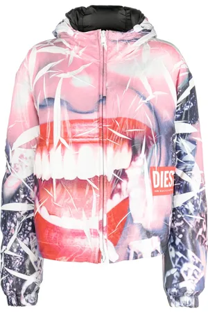 Diesel Smiley face-print jacket