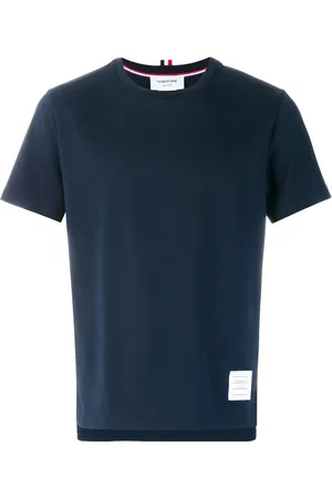 Thom Browne Side Slit Relaxed Short-Sleeve Tee