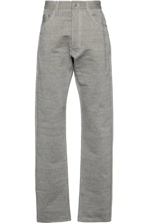 Maison Margiela Four-stitch logo tapered jeans