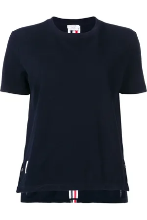 Thom Browne RWB stripe relaxed piqu?? T-shirt