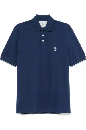 Brunello Cucinelli Logo-print polo shirt