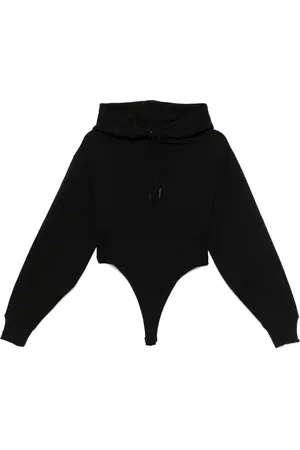 MUGLER Hooded bodysuit