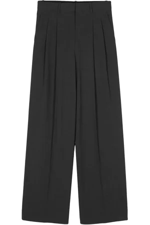 THEORY Pleat-detail wide-leg trousers